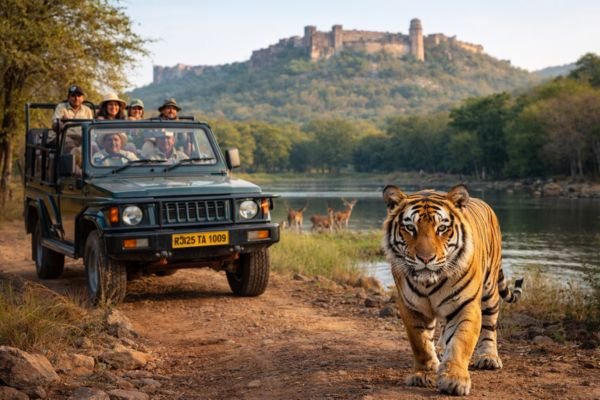 one-way taxi service from Ranthambore to Jaipur