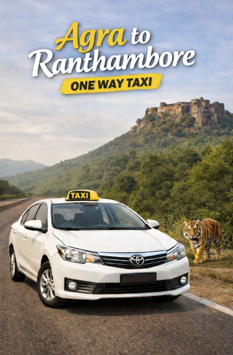 Agra to Ranthambore Taxi