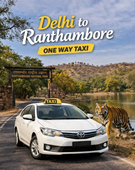 Delhi to Ranthambore cab